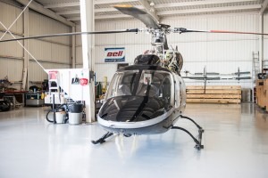 Bell Helicopter in Hangar
